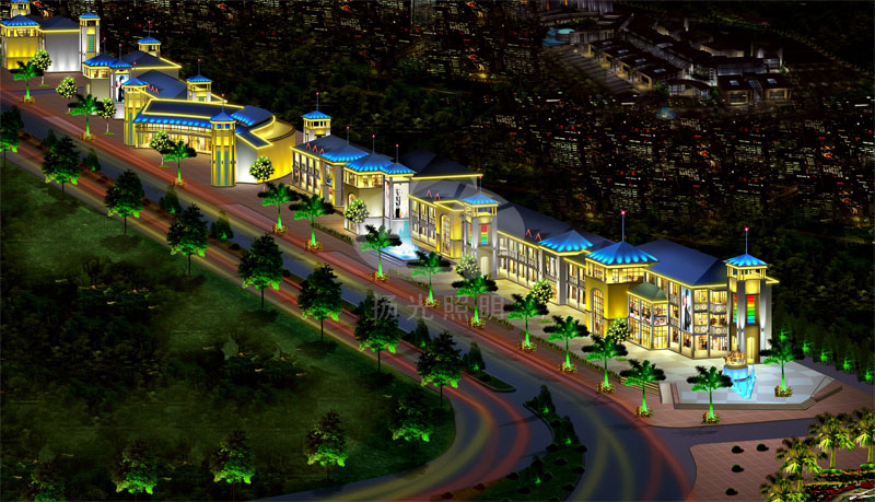 城市街道夜景亮化設計