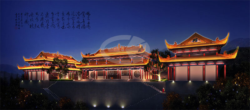 古建筑亮化設計